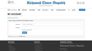 If so, just make sure you're logged in. - Richmond Times-Dispatch
