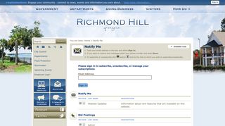 Notify Me - Richmond Hill, GA - Official Website