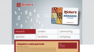 FAQ - Ricker's
