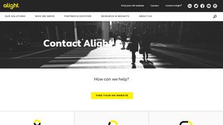 Contact Us | Alight