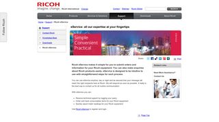 eService Technical Support | Ricoh - Ricoh International
