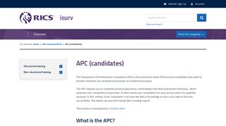 APC (candidates) | isurv