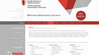 Royal Institution of Chartered Surveyors (RICS) - CIQS