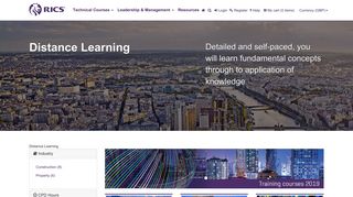 Distance Learning | RICS Online Academy