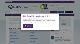 RICS Recruit: Surveying, construction & property jobs