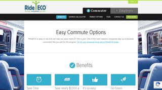 Commuter | Save more than $1,000 a year | RideECO Easy Commute ...