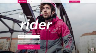 Become a rider - foodora