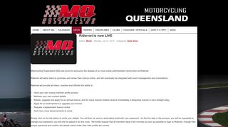 Ridernet is now LIVE - Motorcycling Queensland