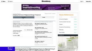 Ridgewood Energy T Fund LLC: Private Company Information ...