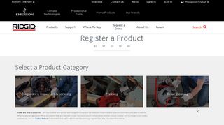Product Registration - Ridgid Tools