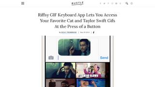 Riffsy GIF Keyboard App Lets You Access Your Favorite Cat and ...