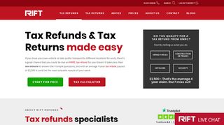 UK Tax Refunds, HMRC Tax Rebates and Tax Returns | RIFT