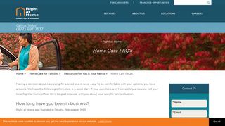 Home Care FAQs - Right at Home