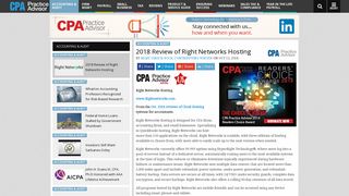 2018 Review of Right Networks Hosting | CPA Practice Advisor