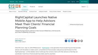RightCapital Launches Native Mobile App to Help Advisors Meet Their ...