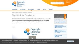 Facilitate Reprint & Permission Requests with RightsLink | CCC