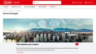 Search and apply | Danfoss