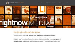 Right Now Media – Discovery Church