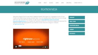 RightNow Media - Masonboro Baptist Church
