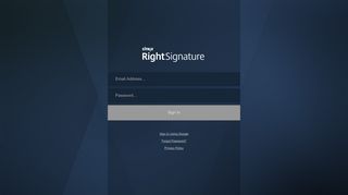 Login - Citrix RightSignature