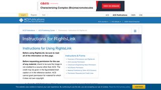 RightsLink - ACS Publications - American Chemical Society