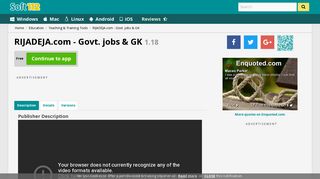 RIJADEJA.com - Govt. jobs & GK 1.18 Free Download