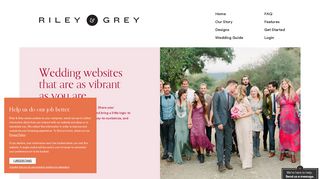 Riley & Grey: Luxury wedding websites