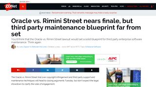 Oracle vs. Rimini Street nears finale, but third party maintenance ...
