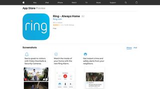 Ring - Always Home on the App Store - iTunes - Apple