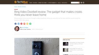 Ring Video Doorbell review: This gadget makes crooks think you're ...