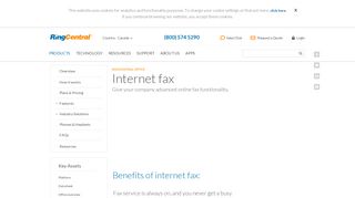 Online Fax Service Details - RingCentral Office