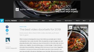 The Best Video Doorbells for 2019 | Digital Trends