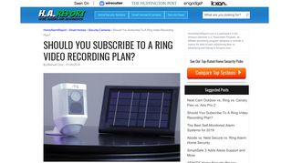 Should You Subscribe To A Ring Video Recording Plan? -