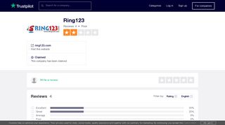 Ring123 Reviews | Read Customer Service Reviews of ring123.com