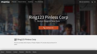 Ring123 Pinless Corp Roslyn Heights NY, 11577 – Manta.com