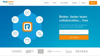 RingCentral Glip: Collaboration software app with free messaging ...