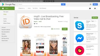 ringID - Live Broadcasting, Free Video Call & Chat - Apps on Google ...