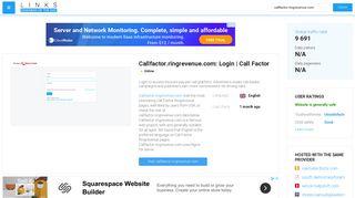 Visit Callfactor.ringrevenue.com - Login | Call Factor.
