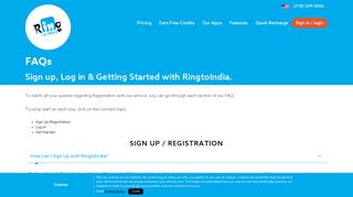 Support - RingtoIndia