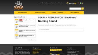 blackboard | Search Results | Rio Hondo College