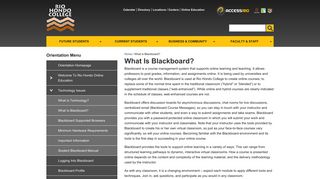 What is Blackboard? | Online Education Orientation - Rio Hondo College