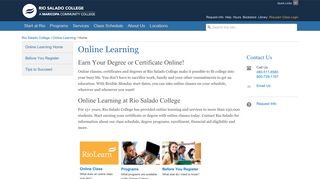 Online Classes | Online Learning | Rio Salado College | Rio Salado ...