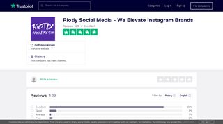 Riotly Social Media - We Elevate Instagram Brands Reviews | Read ...