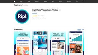 Ripl: Make Videos From Photos on the App Store - iTunes - Apple