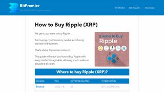 8 Ways to Buy Ripple (XRP) Cryptocurrency Instantly (2019 Updated)