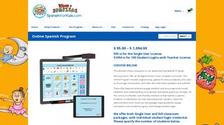 Online Spanish Program - Risas y Sonrisas: Spanish for Kids