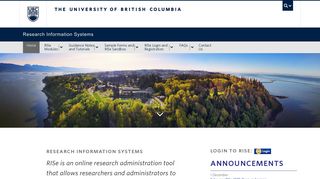 UBC RiSE - University of British Columbia