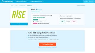 RISE Reviews - Personal Loans - SuperMoney