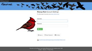 Account Settings - Riseup.net