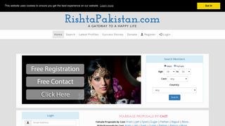 Rishta Pakistan - Free matchmaking proposals and rishtay for Pakistanis